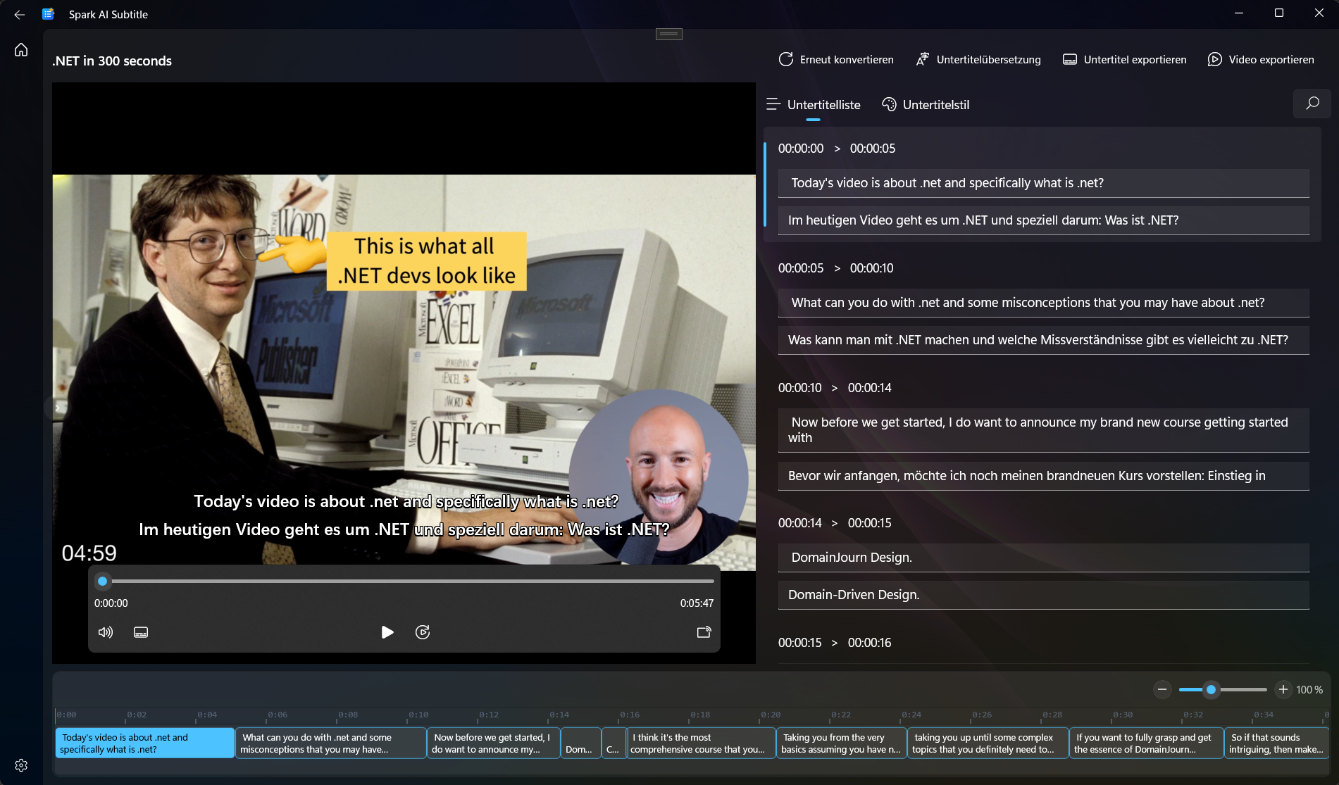 Spark AI Subtitle Anwendungsszenarien
